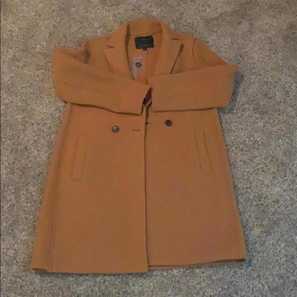 J Crew Italian boiled wool topcoat